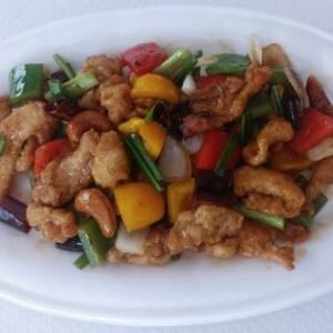 Sweet and Sour Stir-Fried Chicken or Pork