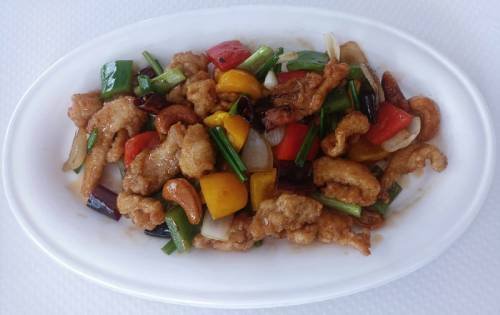 Sweet and Sour Stir-Fried Chicken or Pork