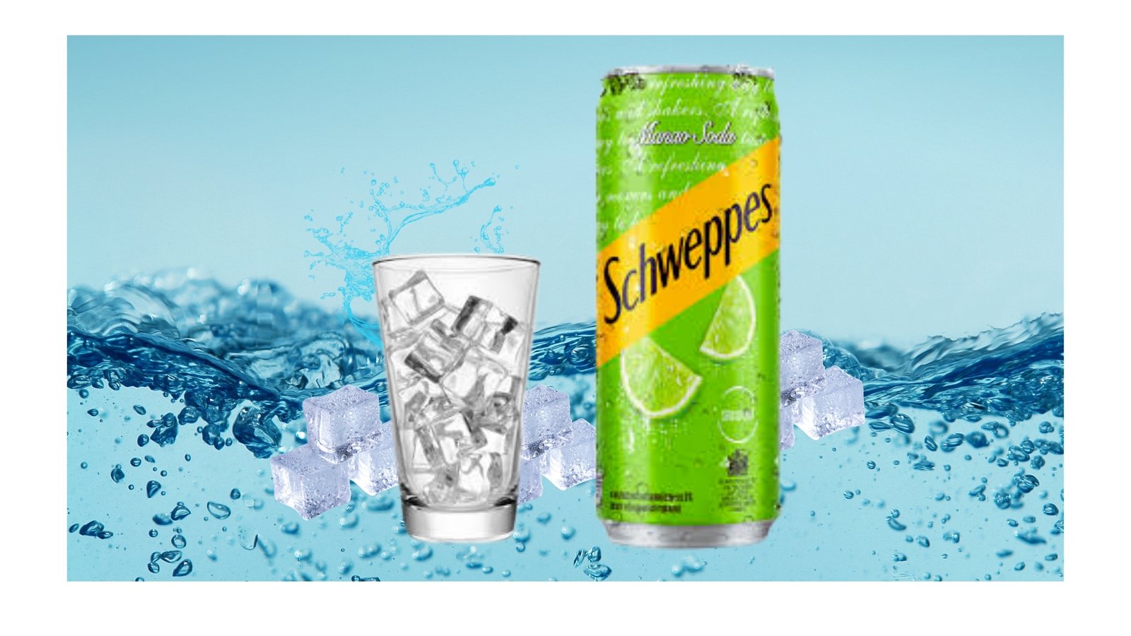 Schweppes soda (330ml)